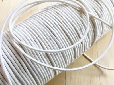 Elastic ruber stripe - WHITE (fehér)